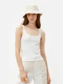 Plain Cotton Undershirt - Wide Neck